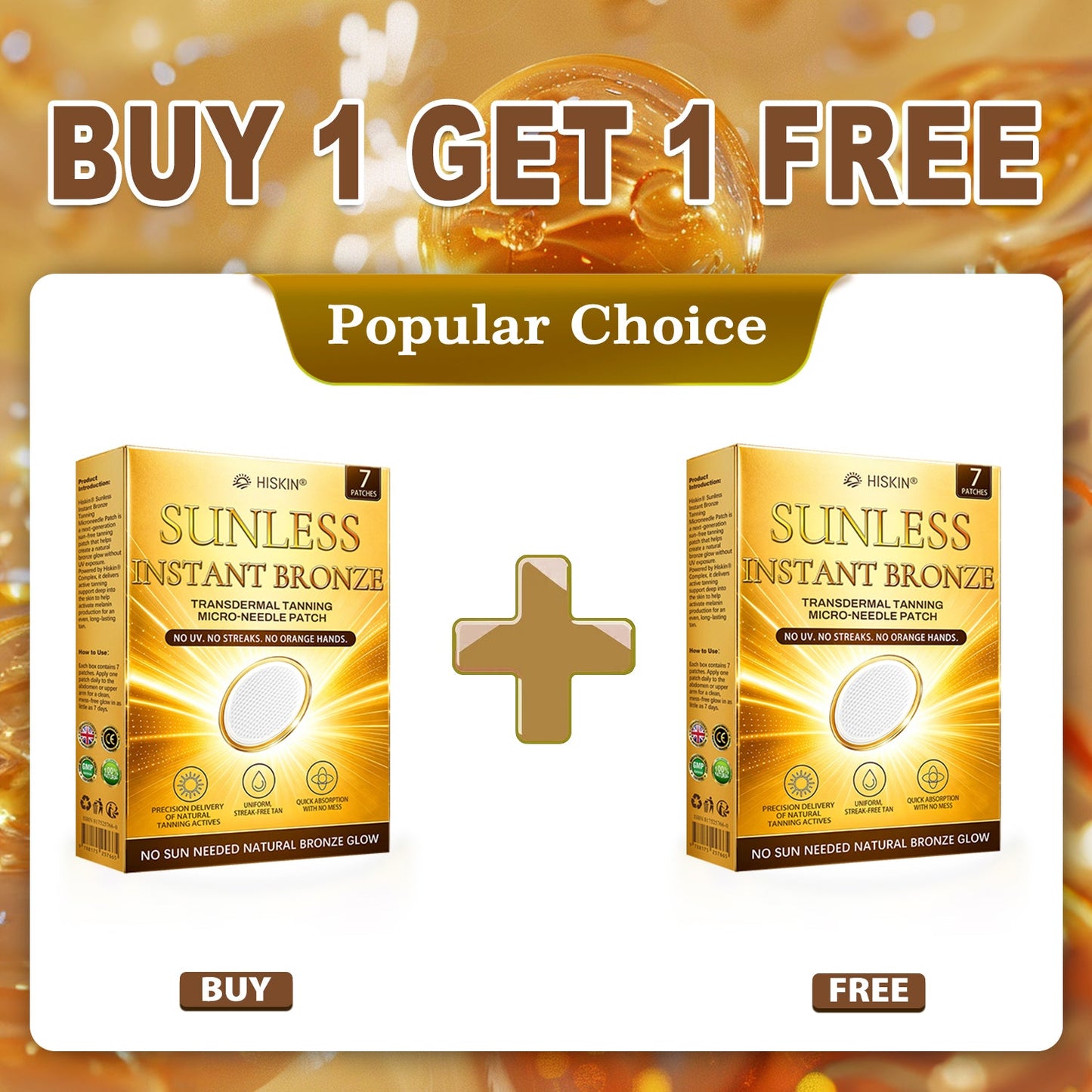 ☀️𝐇𝐢𝐬𝐤𝐢𝐧® 𝐒𝐮𝐧𝐥𝐞𝐬𝐬 𝐈𝐧𝐬𝐭𝐚𝐧𝐭 𝐁𝐫𝐨𝐧𝐳𝐞 𝐓𝐚𝐧𝐧𝐢𝐧𝐠 𝐌𝐢𝐜𝐫𝐨𝐧𝐞𝐞𝐝𝐥𝐞 𝐏𝐚𝐭𝐜𝐡 🇬🇧 (𝐉𝐮𝐬𝐭 𝐨𝐧𝐜𝐞 𝐚 𝐝𝐚𝐲) 𝐕𝐢𝐬𝐢𝐛𝐥𝐞 𝐁𝐫𝐨𝐧𝐳𝐞 𝐆𝐥𝐨𝐰 𝐢𝐧 𝟕 𝐃𝐚𝐲𝐬 ✅ 𝐍𝐨 𝐔𝐕, 𝐍𝐨 𝐎𝐫𝐚𝐧𝐠𝐞, 𝐍𝐨 𝐒𝐭𝐫𝐞𝐚𝐤𝐬, 𝐍𝐨 𝐃𝐇𝐀, 𝐍𝐨 𝐌𝐞𝐬𝐬.☀️