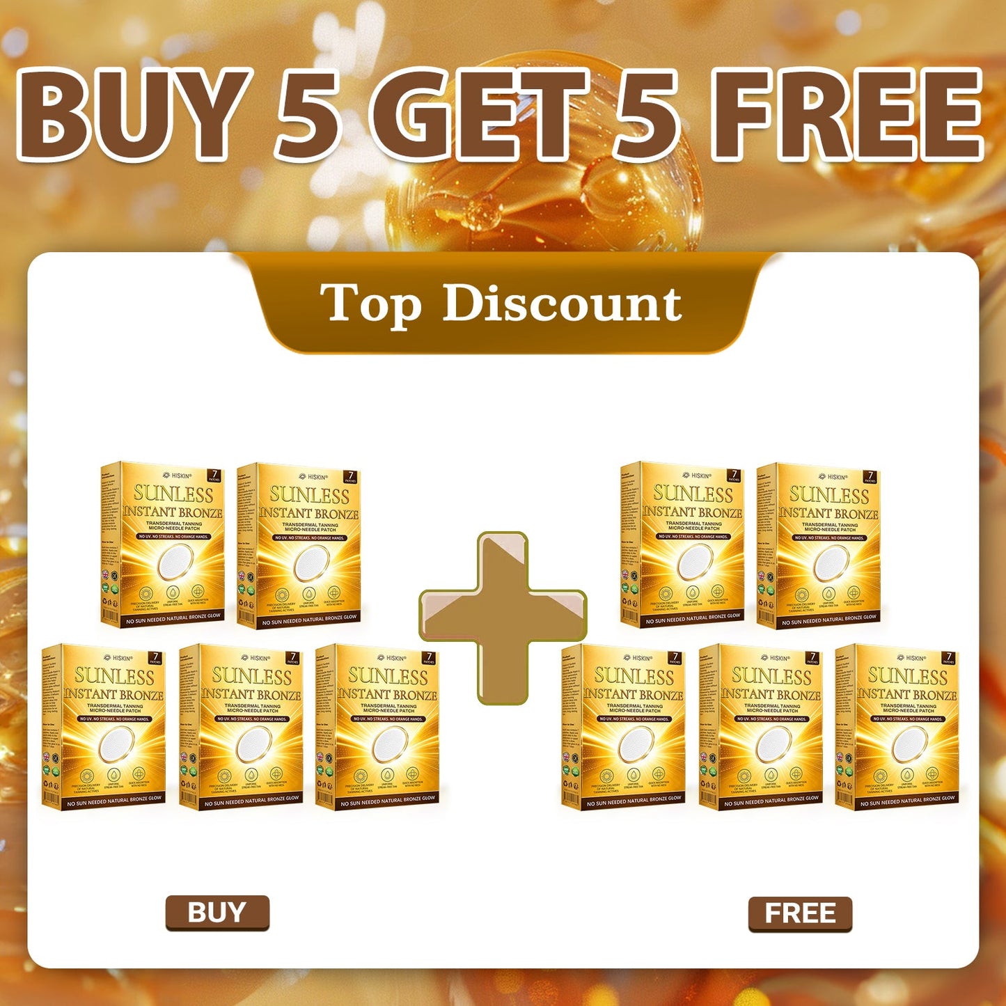 ☀️𝐇𝐢𝐬𝐤𝐢𝐧® 𝐒𝐮𝐧𝐥𝐞𝐬𝐬 𝐈𝐧𝐬𝐭𝐚𝐧𝐭 𝐁𝐫𝐨𝐧𝐳𝐞 𝐓𝐚𝐧𝐧𝐢𝐧𝐠 𝐌𝐢𝐜𝐫𝐨𝐧𝐞𝐞𝐝𝐥𝐞 𝐏𝐚𝐭𝐜𝐡 🇬🇧 (𝐉𝐮𝐬𝐭 𝐨𝐧𝐜𝐞 𝐚 𝐝𝐚𝐲) 𝐕𝐢𝐬𝐢𝐛𝐥𝐞 𝐁𝐫𝐨𝐧𝐳𝐞 𝐆𝐥𝐨𝐰 𝐢𝐧 𝟕 𝐃𝐚𝐲𝐬 ✅ 𝐍𝐨 𝐔𝐕, 𝐍𝐨 𝐎𝐫𝐚𝐧𝐠𝐞, 𝐍𝐨 𝐒𝐭𝐫𝐞𝐚𝐤𝐬, 𝐍𝐨 𝐃𝐇𝐀, 𝐍𝐨 𝐌𝐞𝐬𝐬.☀️